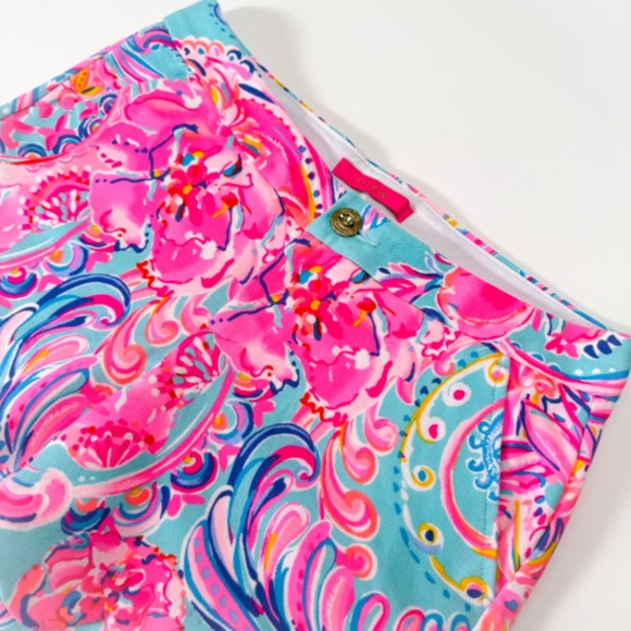 🌴 Lilly Pulitzer 5" Buttercup Low Rise Shorts Isla de Coco Size 4 Retail: $80 - Picture 5 of 15